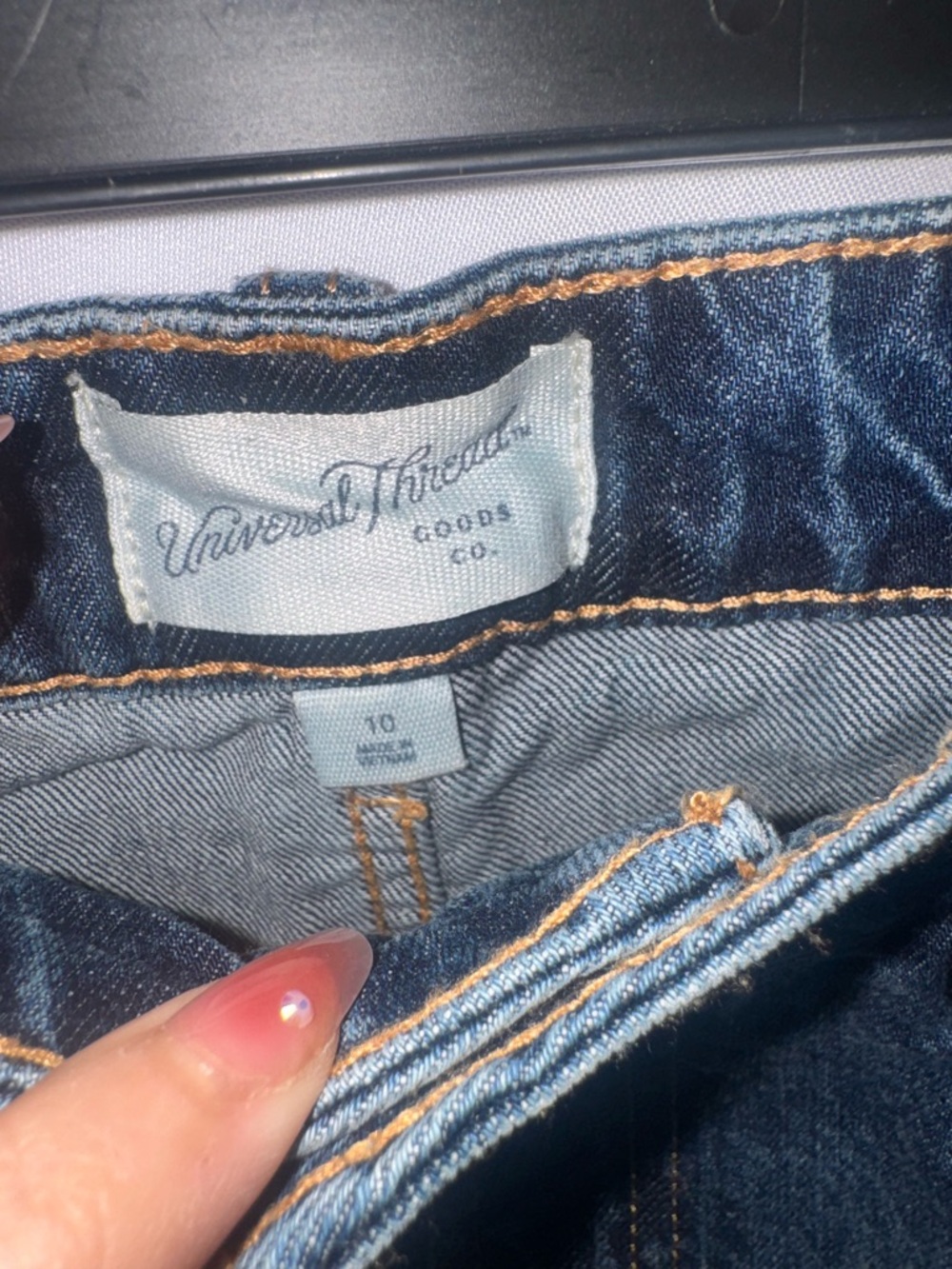 Universal Thread Blue Denim Mini Skirt - Picture 5 of 6